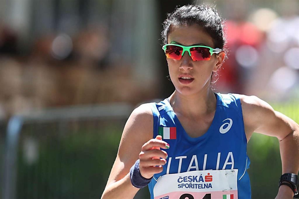 Antonella Palmisano, 24 anni di Mottola (Taranto), punta di diamante dell'italia ai Mondiali di atletica di Londra (Colombo/Fidal)