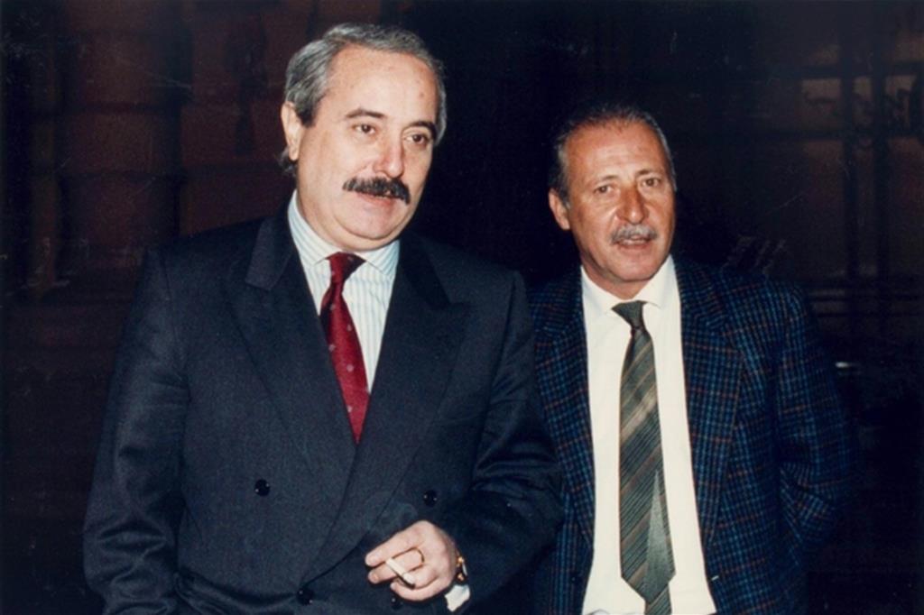 I magistrati Giovanni Falcone e Paolo Borsellino