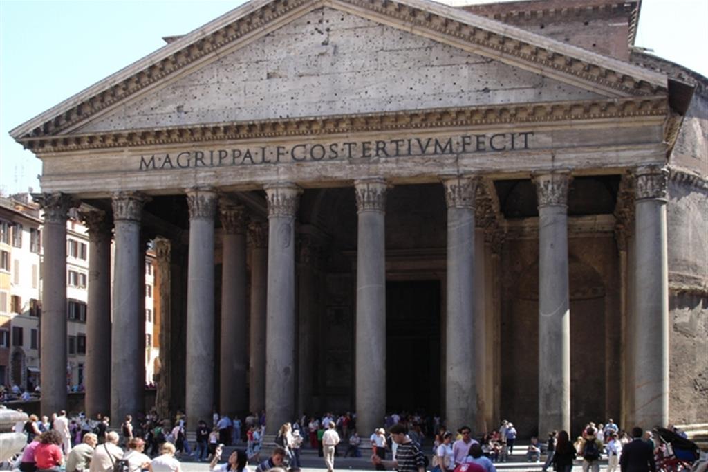 Roma: Santa Maria ad Martyres, ossia il Pantheon, nel 2016 è stata vista da 7,4 milioni di persone.
