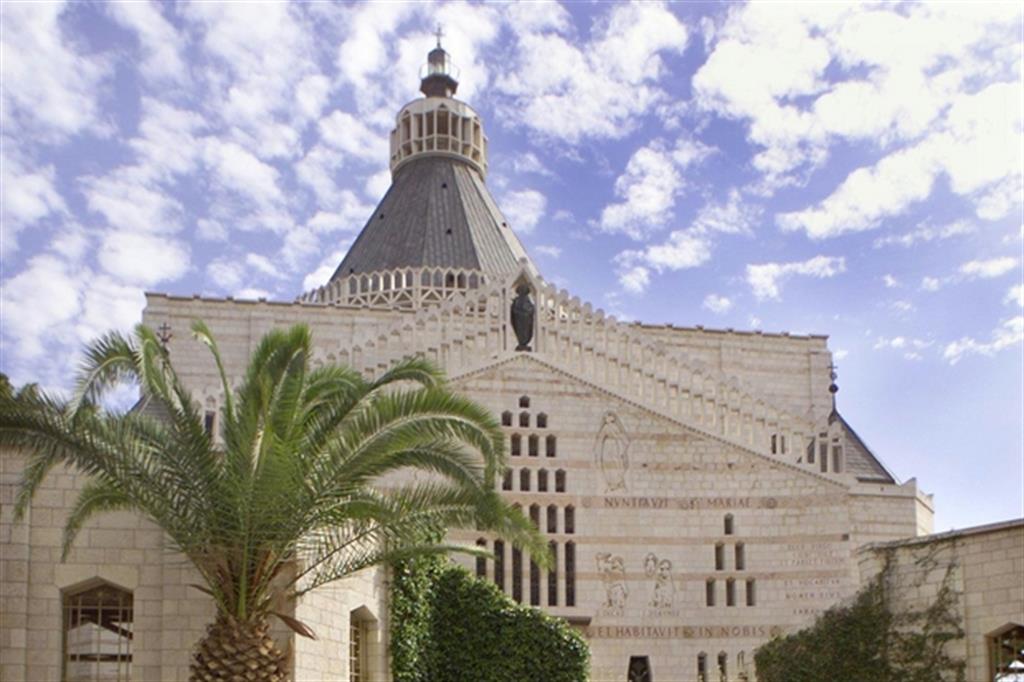 La Chiesa dell'Annunciazione a Nazareth (Ansa)