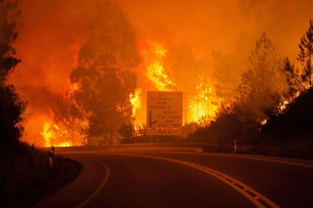 Portogallo: 62 morti nell'incendio a Pedrógão. Il cordoglio del Papa