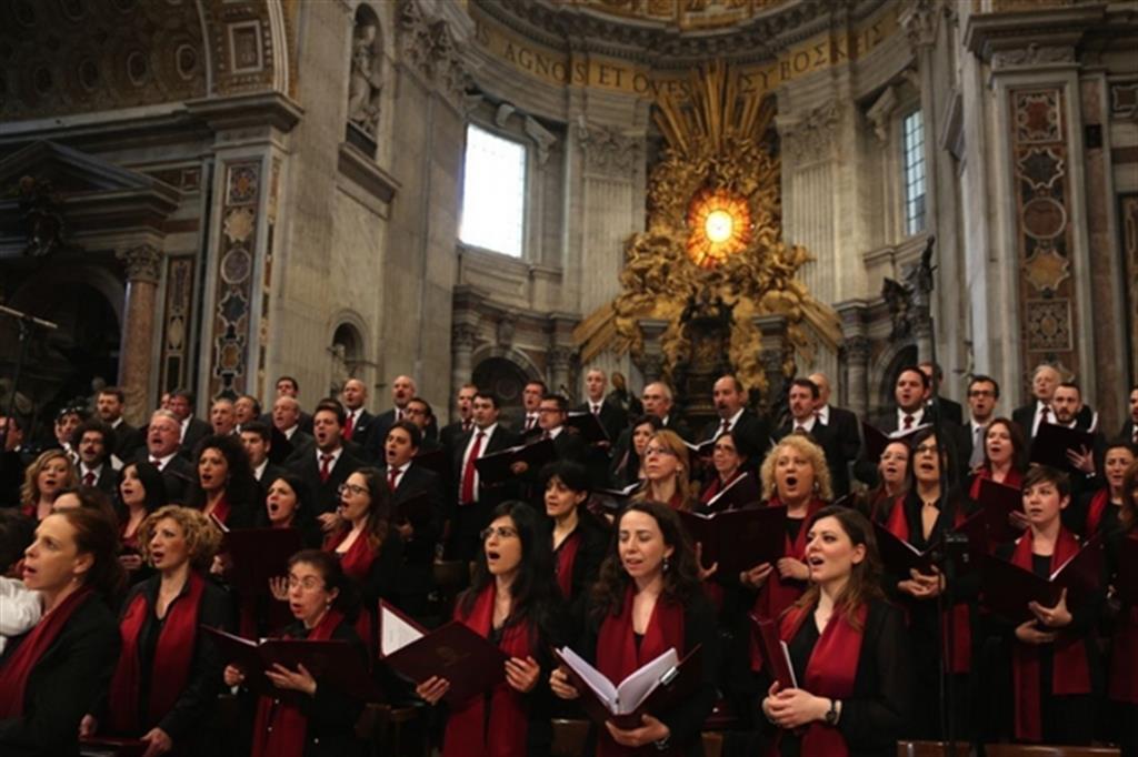 Il coro della diocesi di Roma