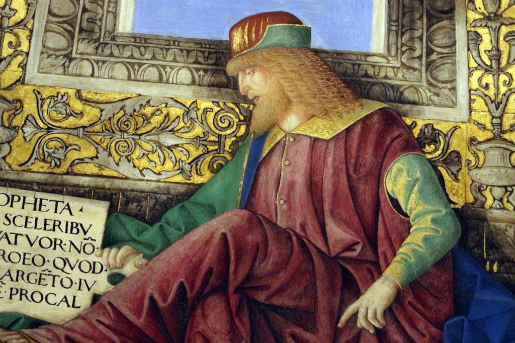 Il profeta Amos in un affresco di Melozzo da Forlì