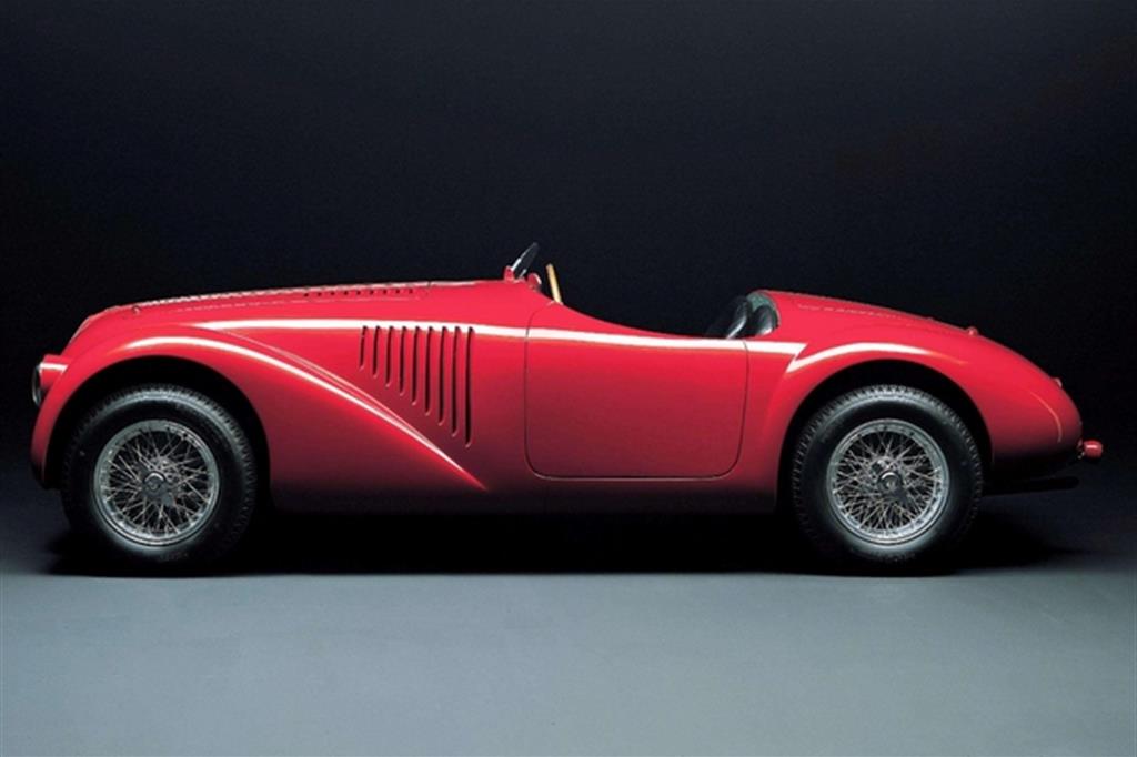 La replica della Ferrari 125 S, la prima vettura costruita dalla Scuderia nel 1947