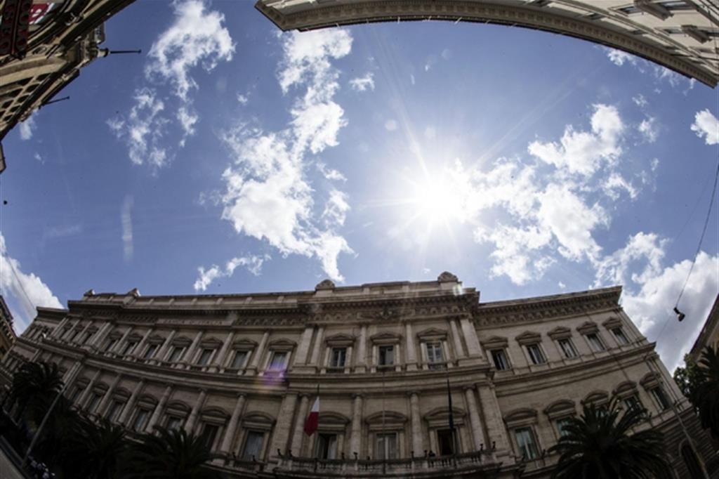 Palazzo Koch, sede della Banca d'Italia a Roma in via Nazionale