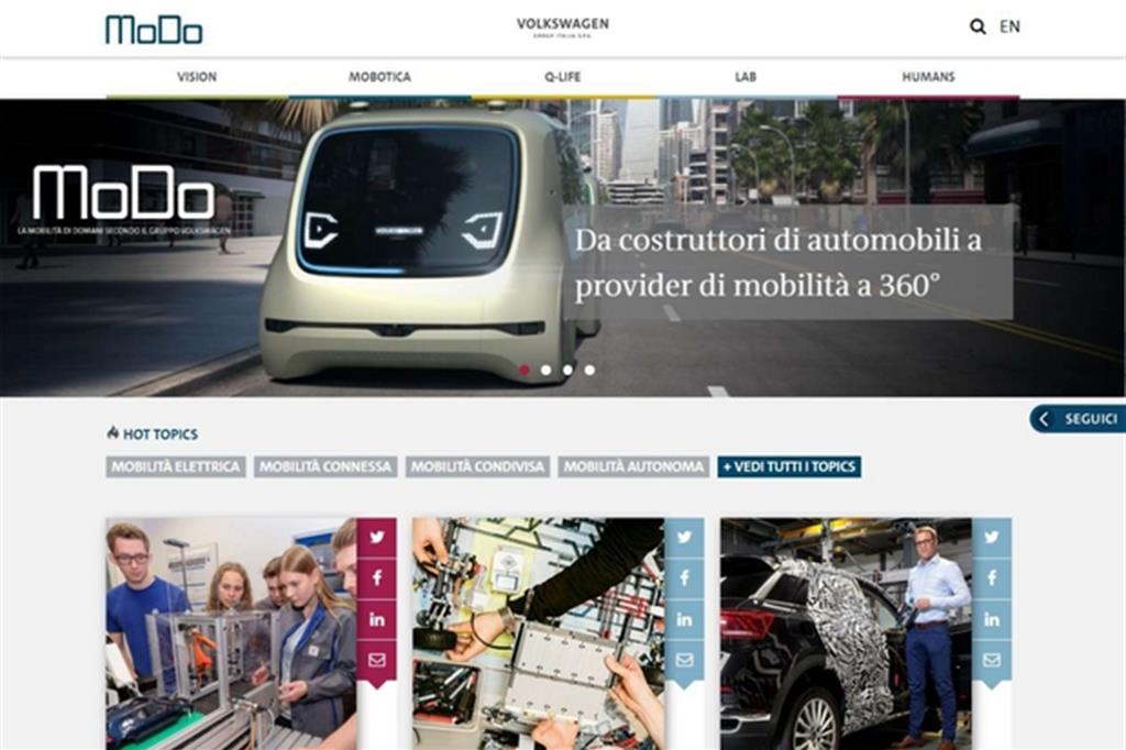 Nasce MoDo, la mobilità di domani secondo Volkswagen