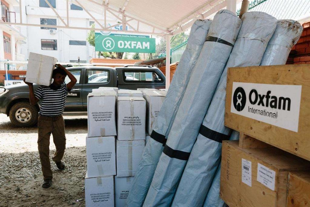 Foto dell'ufficio stampa Oxfam (Ansa)