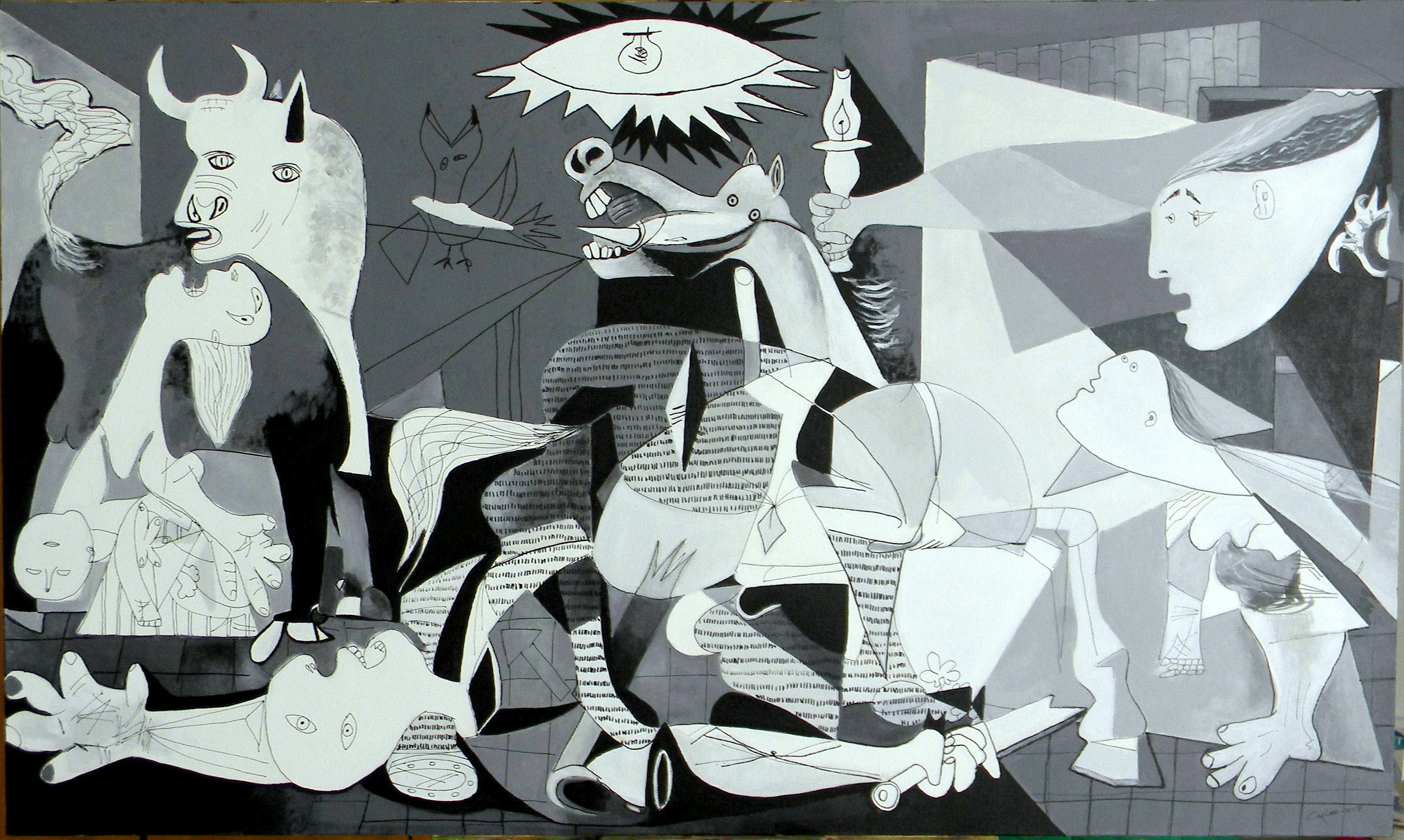 Pablo Picasso, Guernica, giugno 1937, cm 351x782 Museo Nacional Centro de A...
