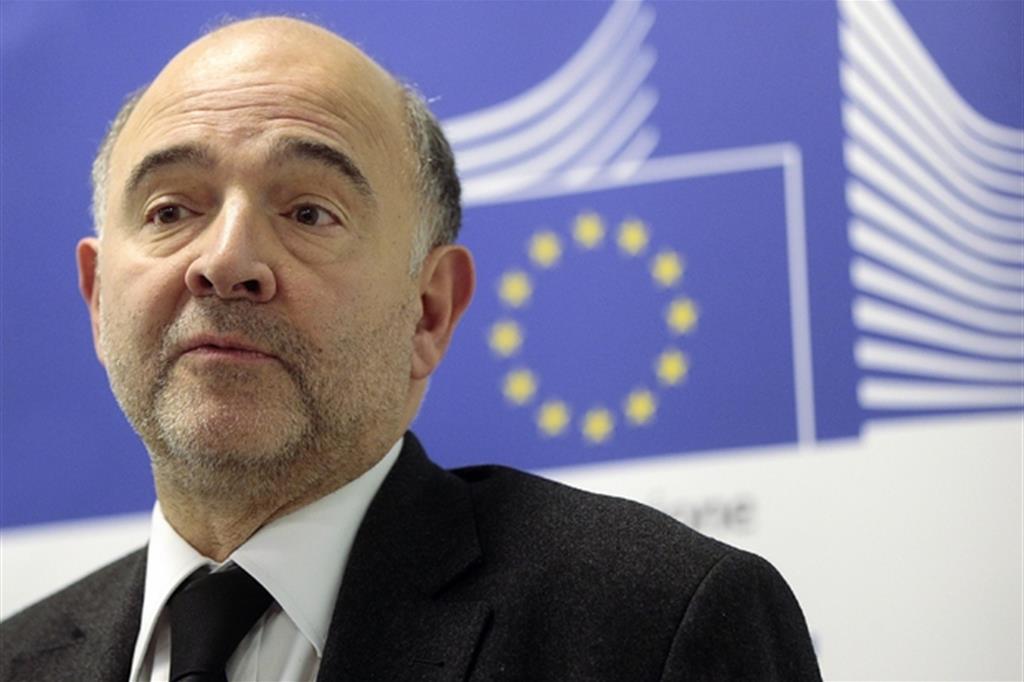 Pierre Moscovici, Commissario Ue agli Affari Economici, lancia l'allarme sui dazi (Ansa)