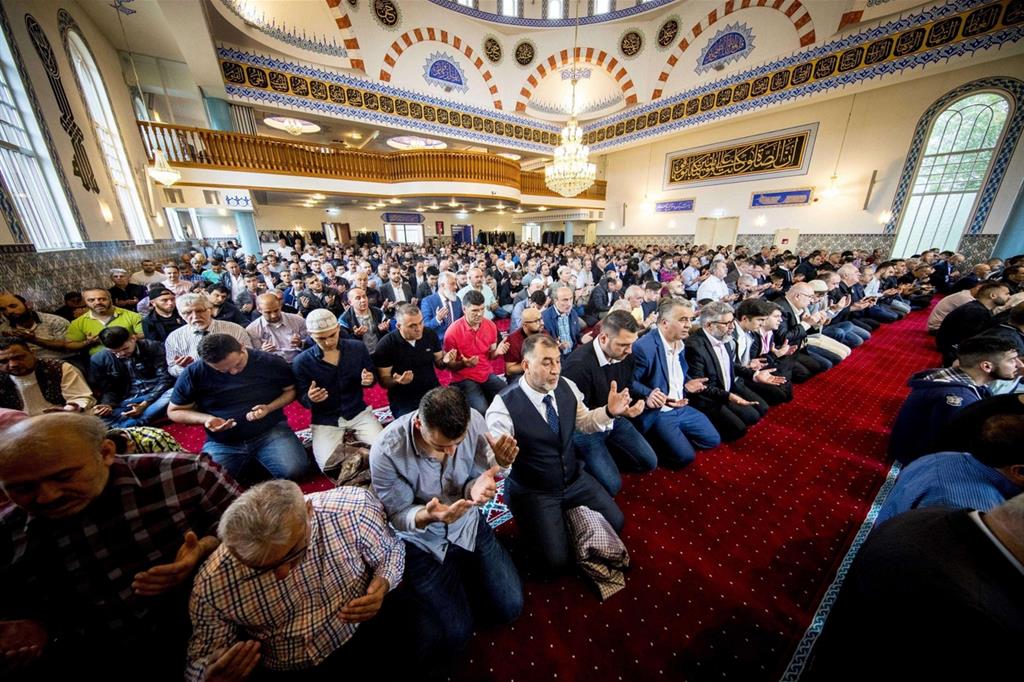 La moschea di Rotterdam, in Olanda. - 