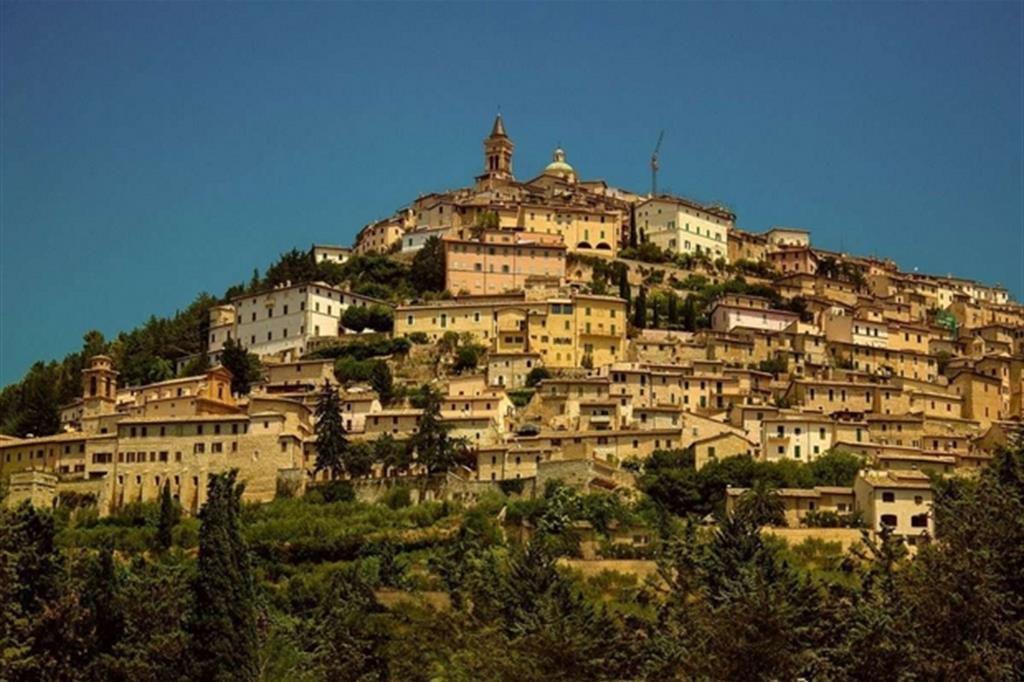 Il borgo di Trevi in Umbria