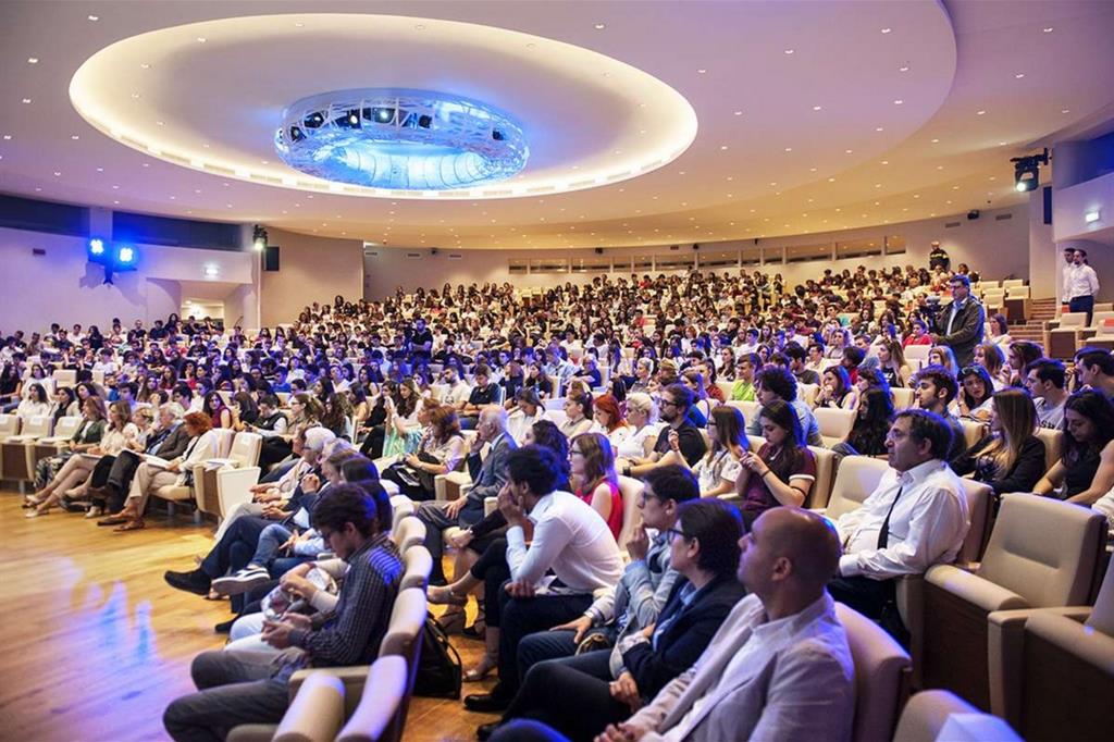 L'auditorium della Tecnica ha ospitato l'evento conclusivo del progetto Confini
