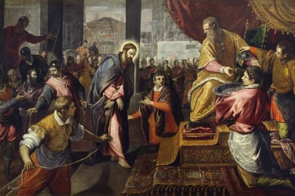 «Cristo davanti a Pilato» di Tintoretto