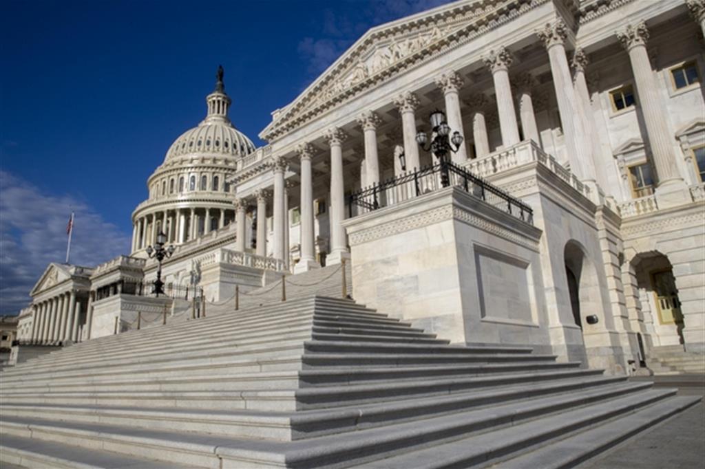 Washington, la sede del Senato Usa a Capitol Hill (Ansa)
