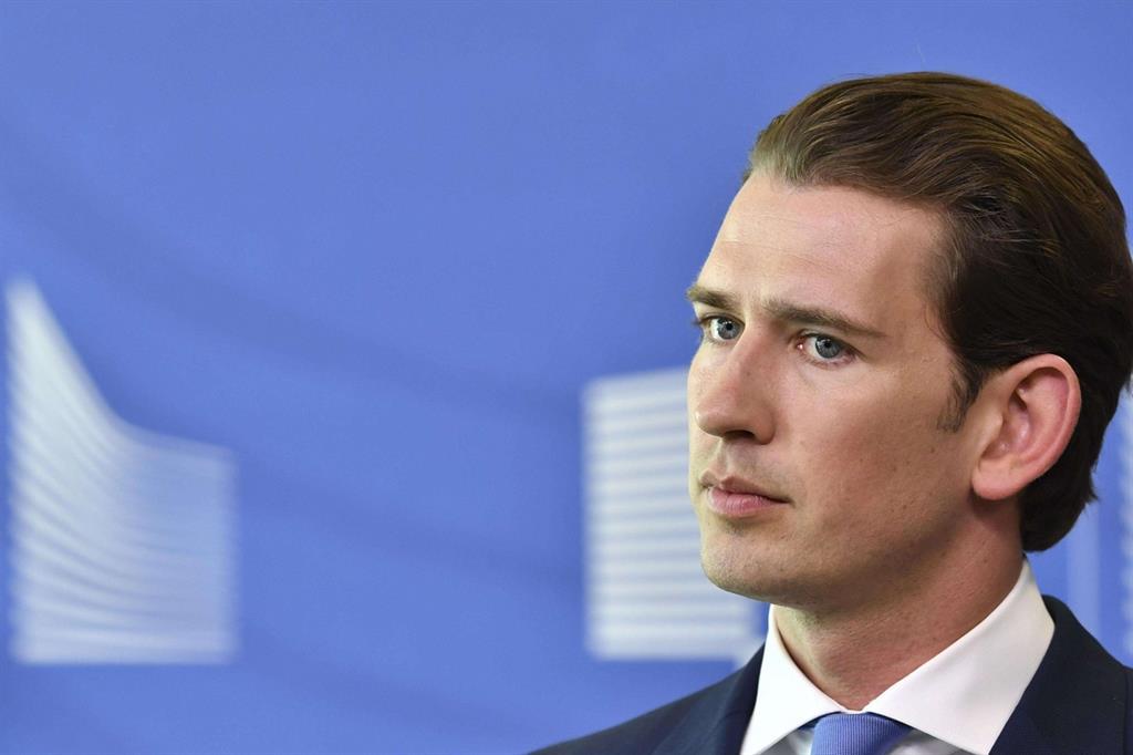 il cancelliere austriaco, il conservatore Sebastian Kurz, 32 anni (Ansa)