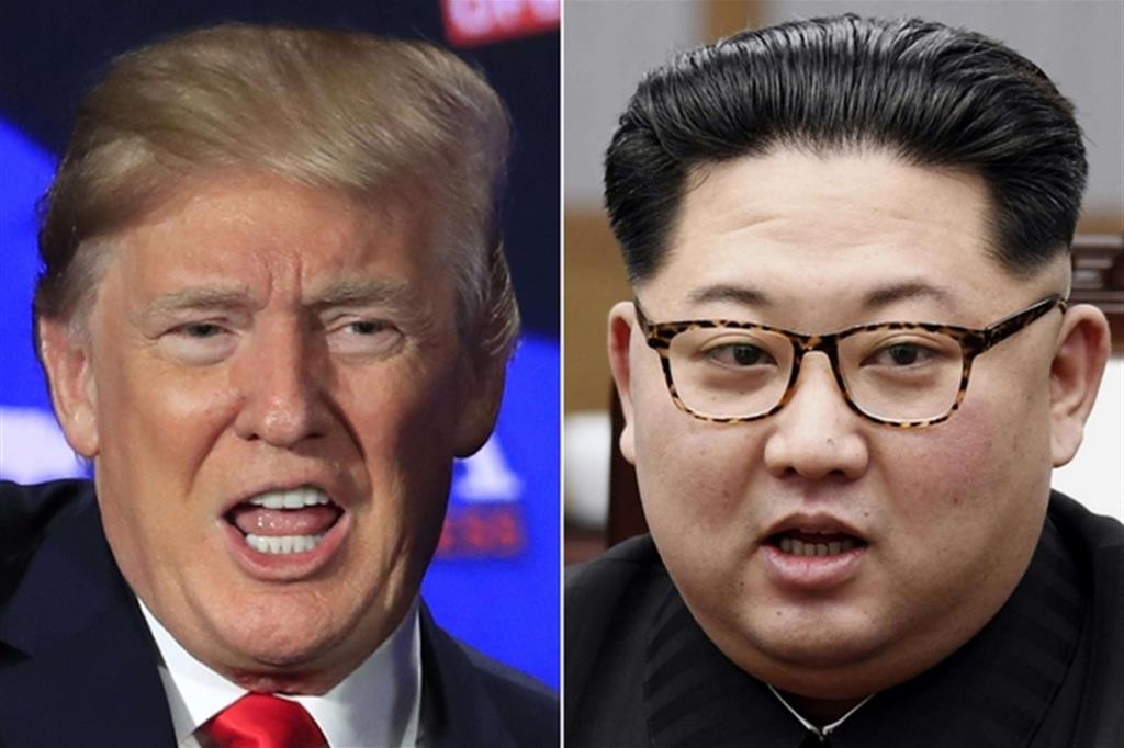 I presidenti. Donald Trump e Kim Jong-un si incontreranno a Singapore il 12 giugno (Ansa)