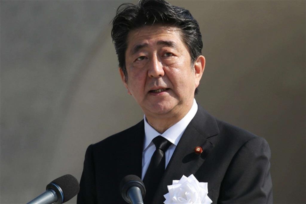Il premier giapponese Shinzo Abe (Ansa) - 