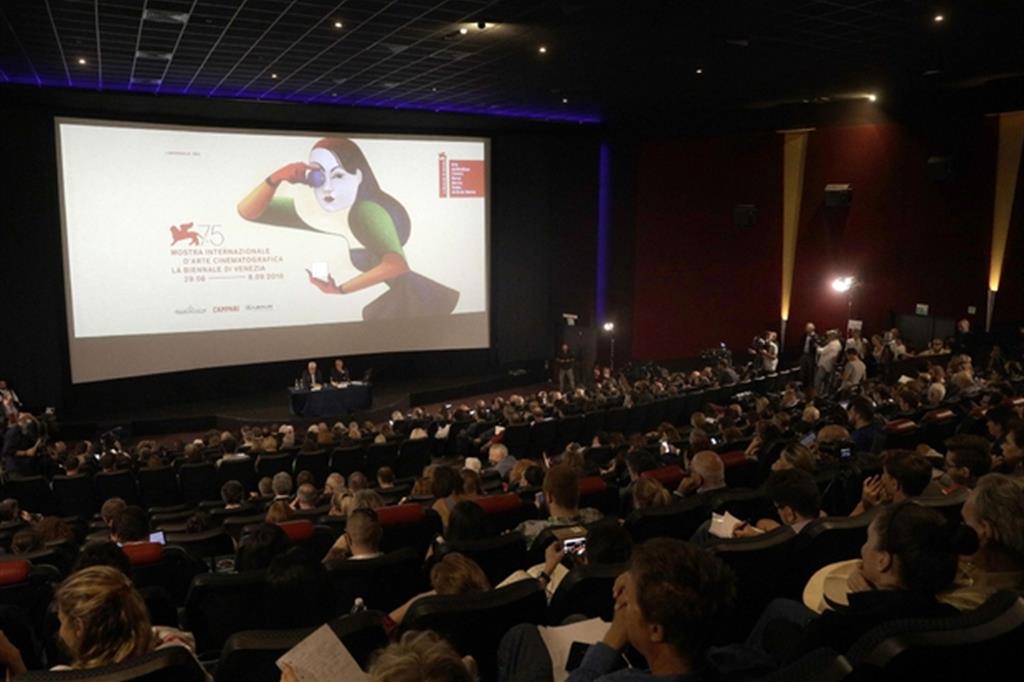 La presentazione della 75ª edizione della Mostra del Cinema di Venezia