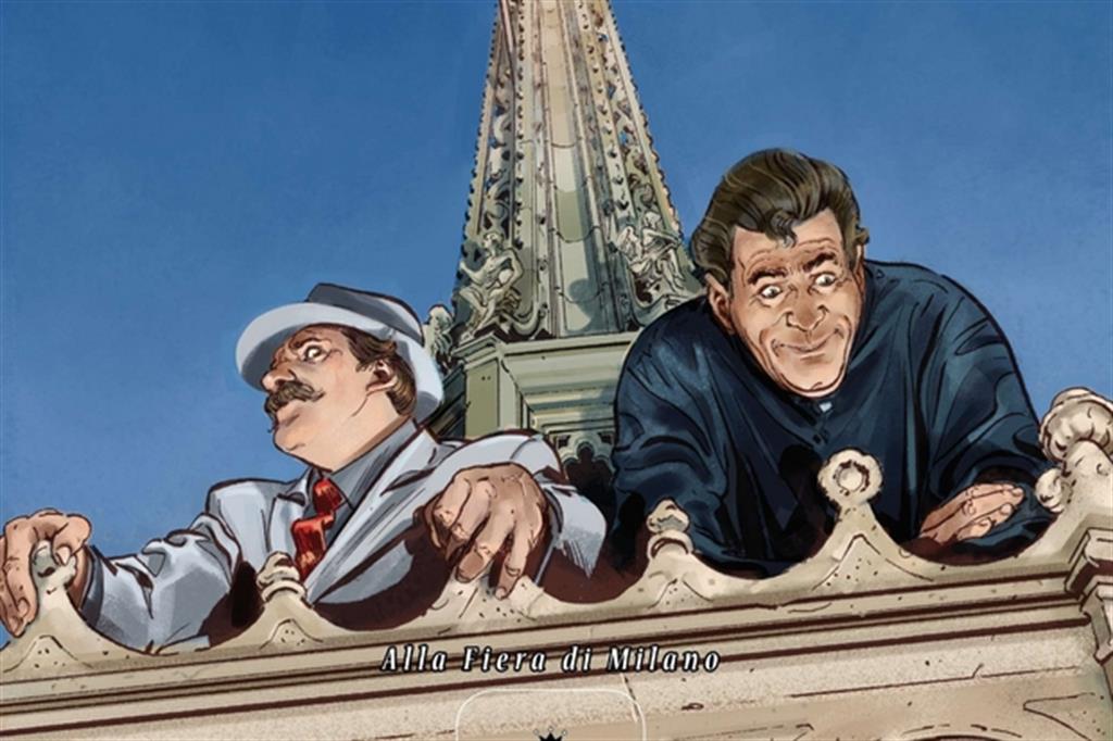 Guareschi compie 110 anni: ecco la saga di Peppone e Don Camillo a fumetti