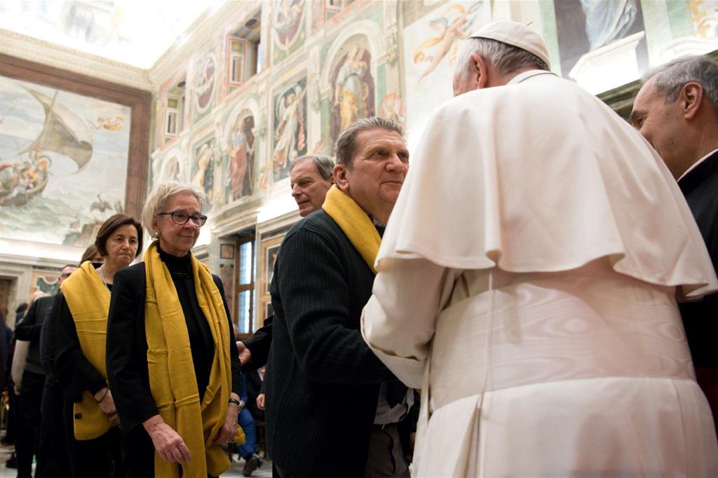 L'incontro del Papa con le Fondazioni anti-usura e la Consulta nazionale anti-usura (@Vatican media)