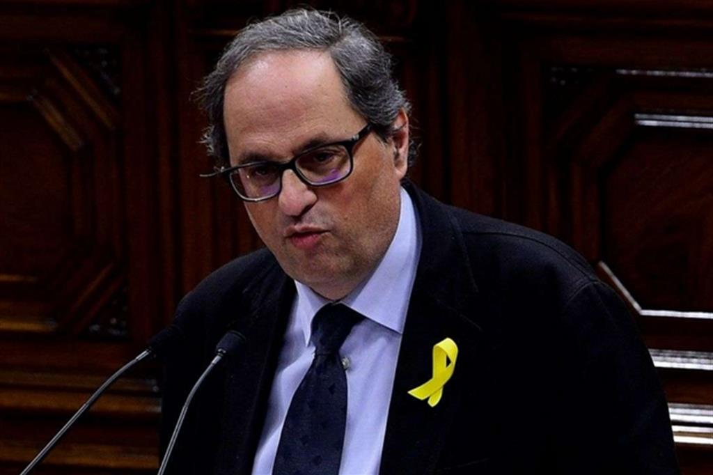Quim Torra, 56 anni, è il quarto candidato alla presidenza catalana