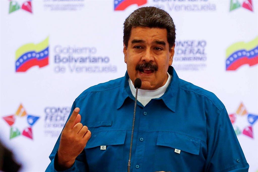 Il presidente venezuelano Nicolás Maduro (Ansa)