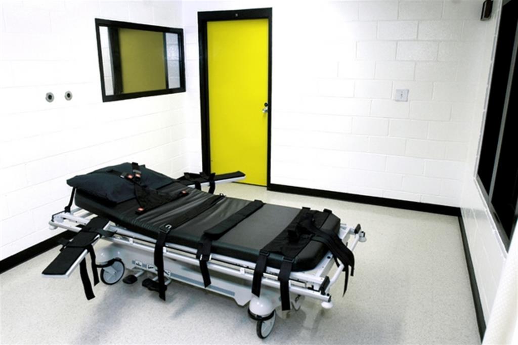 Una delle camere della morte in un carcere degli Stati Uniti (foto Ap)