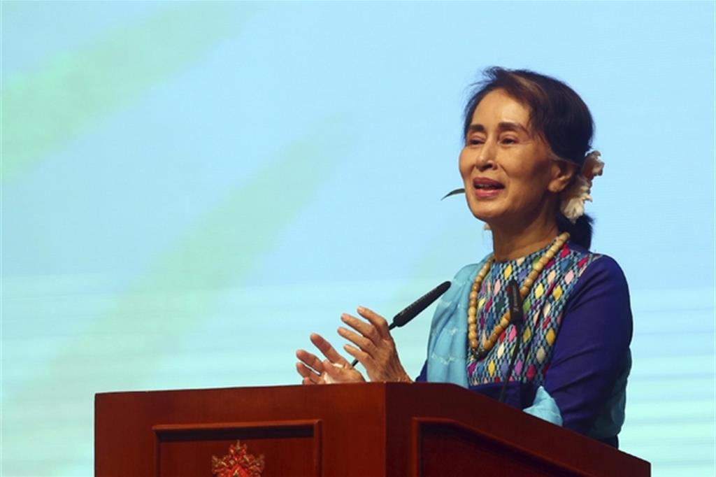 La leader biurmana Aung San Suu Kyi