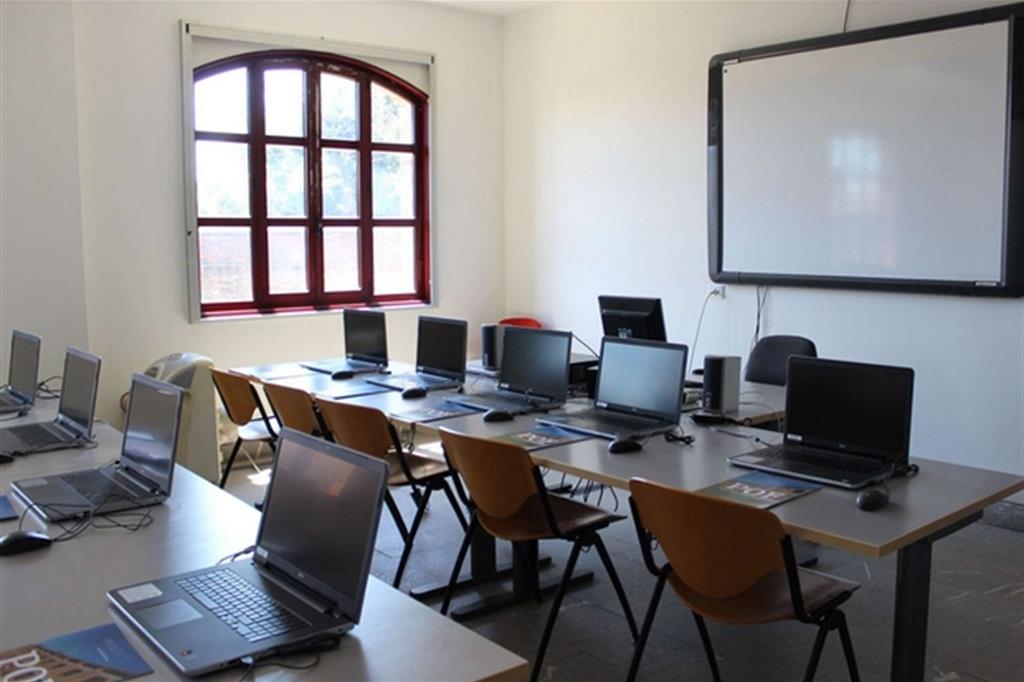 Un'aula dell'Academy Umana-Derga