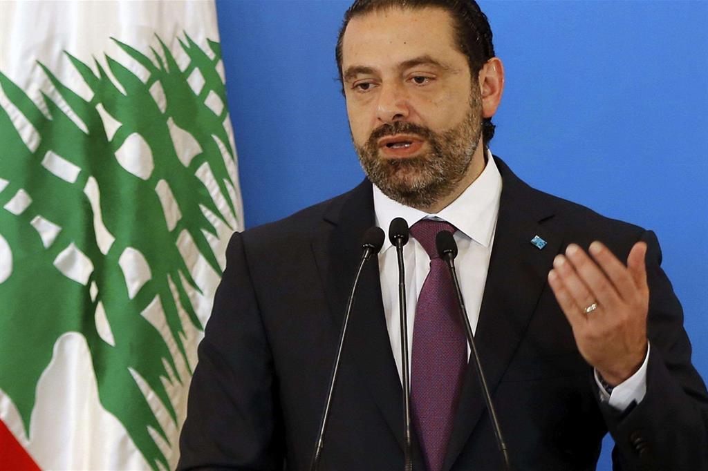 Il premier libanese uscente, il sunnita Hariri (Ansa)