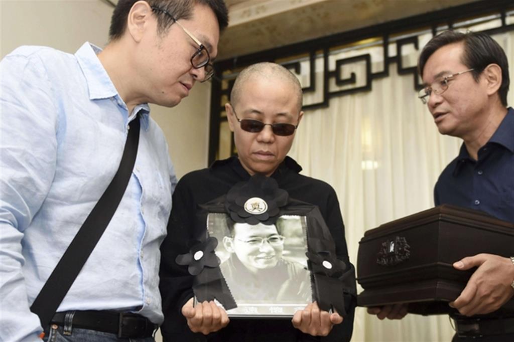 Liu Xia, 57 anni, vedova del premio Nobel per la Pace Liu Xiaobo (Ansa)