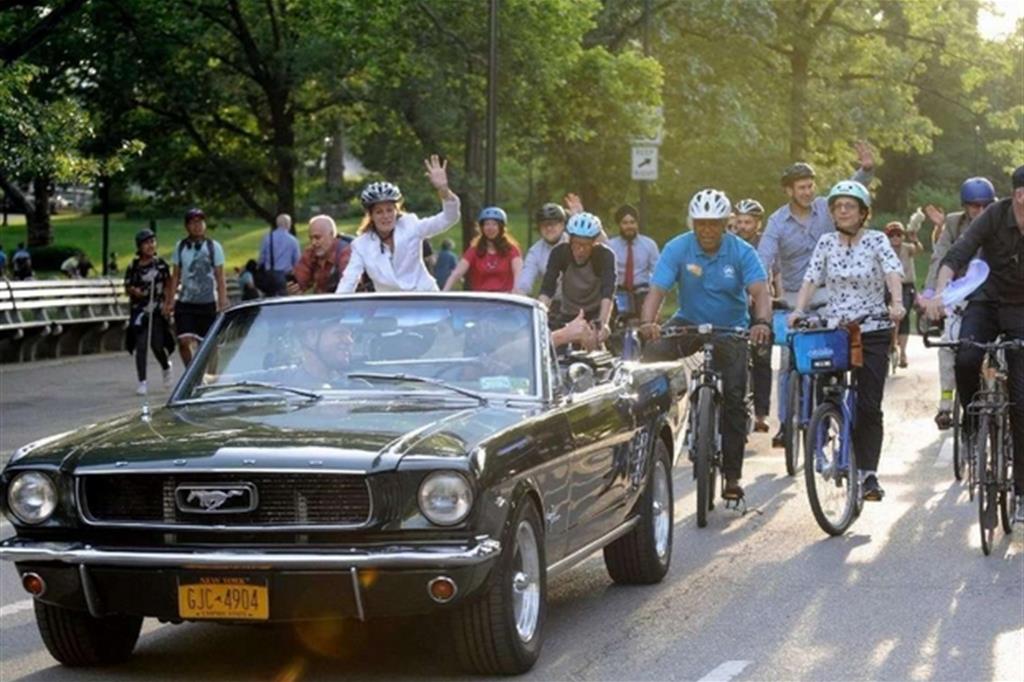 La Ford Mustang che ha attraversato per ultima Central Park prima del divieto