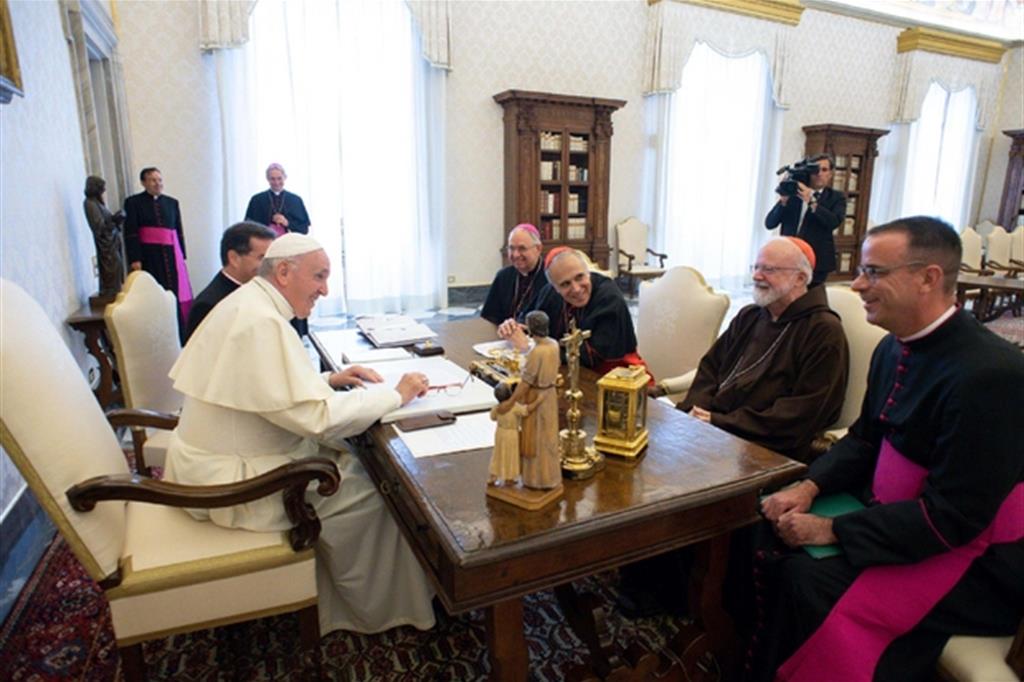 Il Papa ha incontrato i vescovi Usa