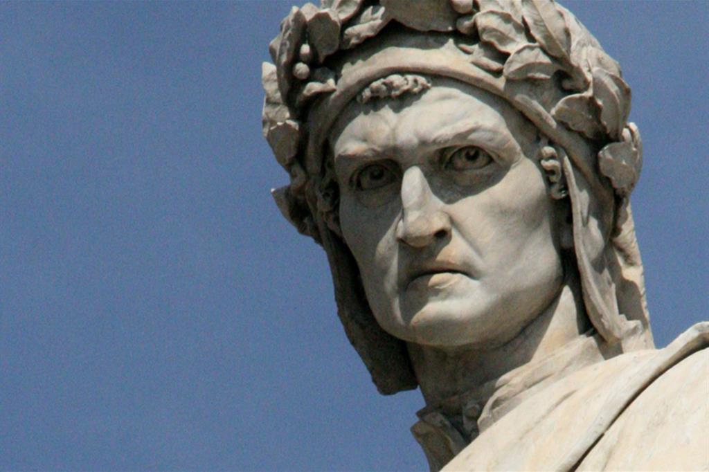 Il monumento a Dante Alighieri, a Firenze