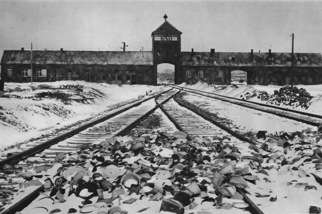 Il campo di concentramento nazista di Auschwitz-Birkenau, in Polonia