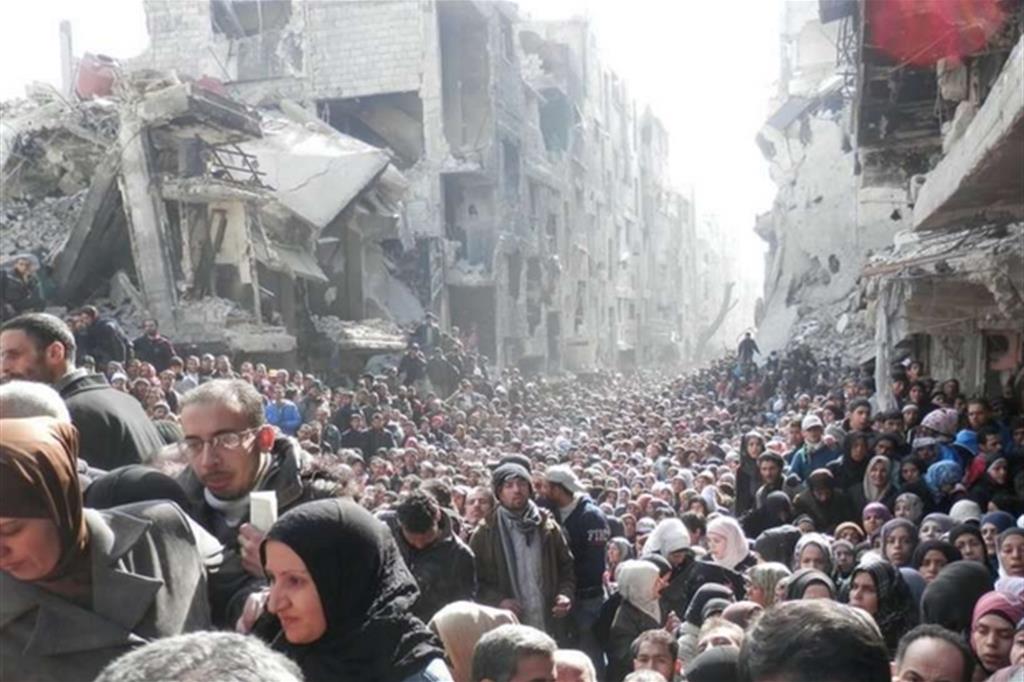 Il campo profughi di Yarmouk