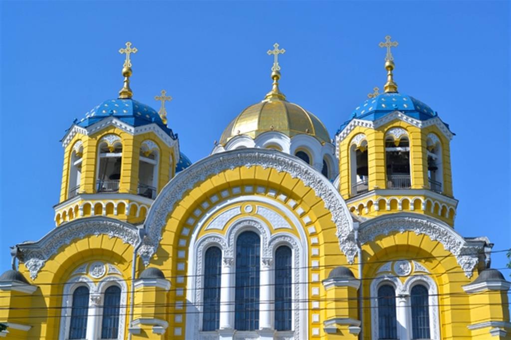 La cattedrale di San Vladimiro, sede della Chiesa ortodossa ucraina