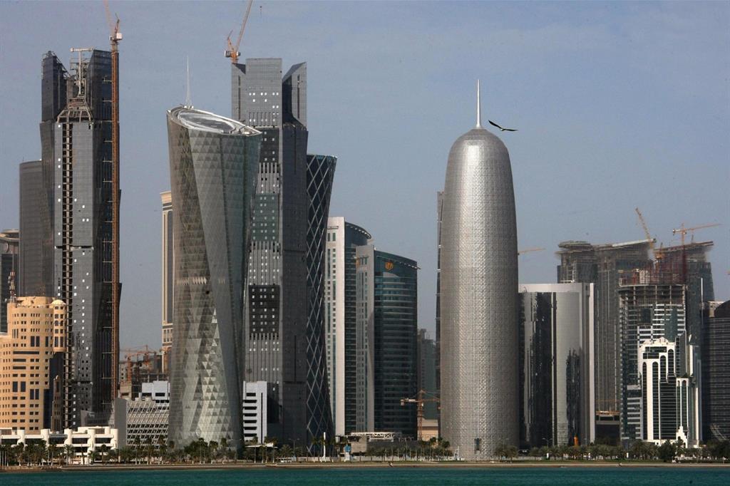 Grattacieli a Doha, capitale del Qatar (Ansa)