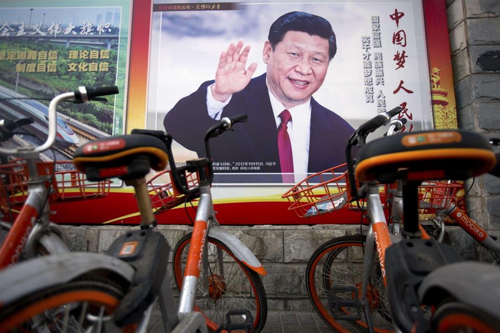 Tutto pronto a Pechino per l'Assemblea del popolo che "incoronerà" Xi Jinping (Ansa)