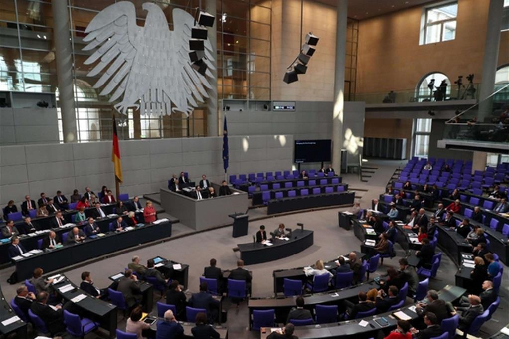 Un'immagine del Bundestag (Ansa)