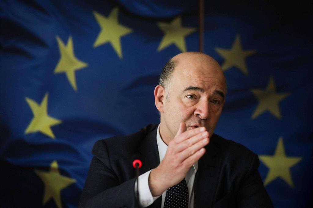 Il commissario Ue agli Affari economici Pierre Moscovici