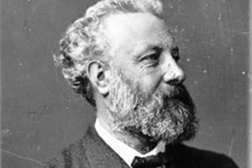 Un'immagine dello scrittore francese Jules Verne