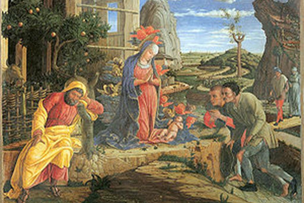 Andrea Mantegna, "L'adorazione dei pastori".