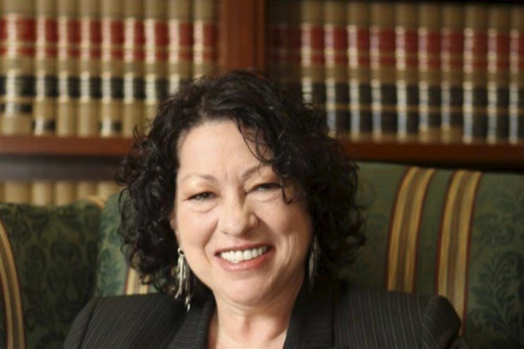 Sonia Sotomayor, giudice della Corte Suprema degli Stati Uniti (Ansa)