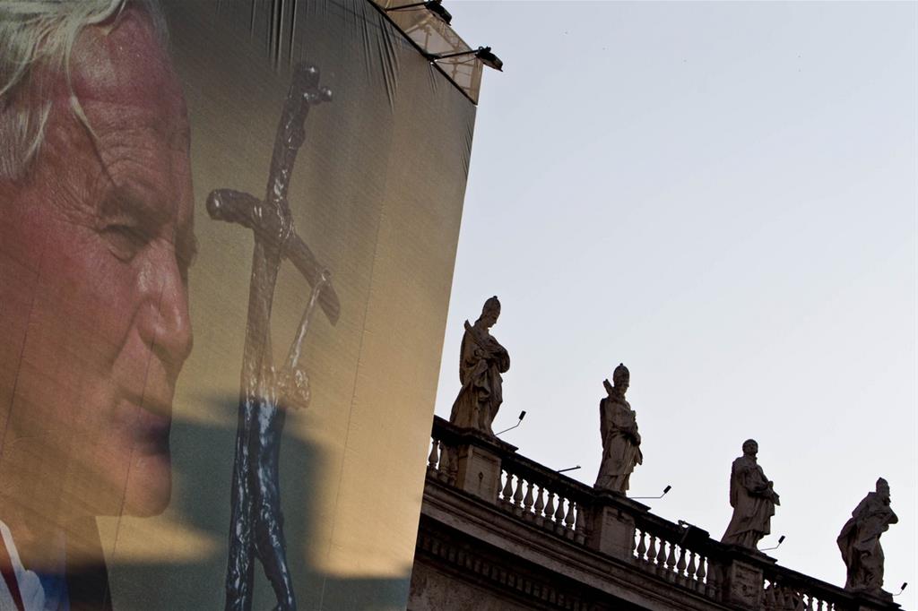 La beatificazione di Giovanni Paolo II, il 1° maggio 2011 (Ansa)