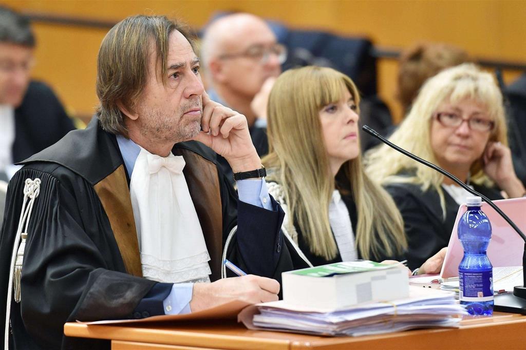 Il pm Carlo Maria Pellicano durante il processo