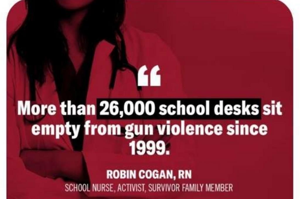 Dal 1999 negli Stati Uniti 26mila banchi di scuola sono rimasti vuoti per colpa delle armi da fuoco - 