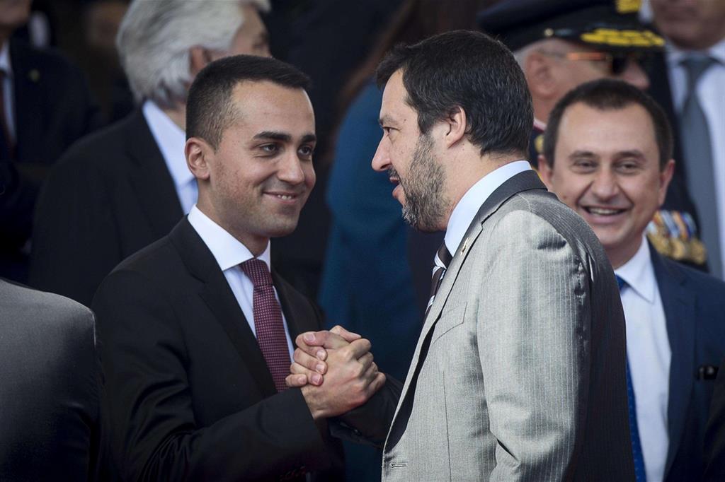 Salvini e Di Maio (Ansa)