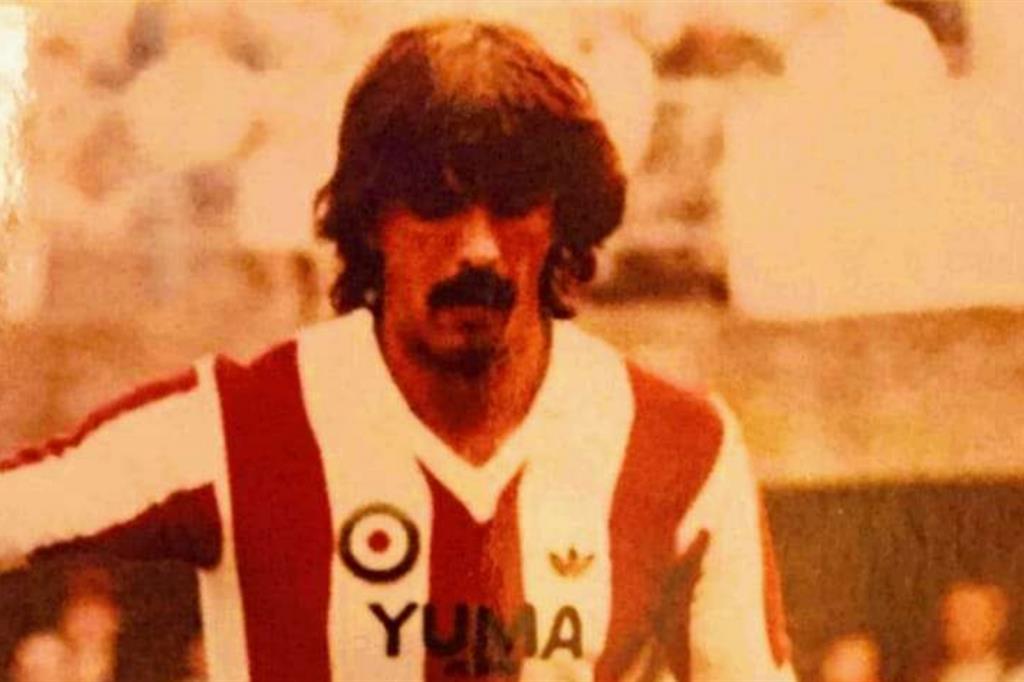 Enzo Scaini con la maglia del Vicenza, stagione 1982-83