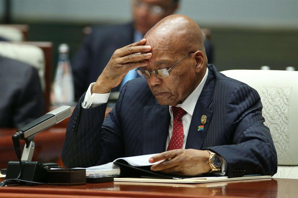 Il presidente sudafricano Jacob Zuma (Ansa)